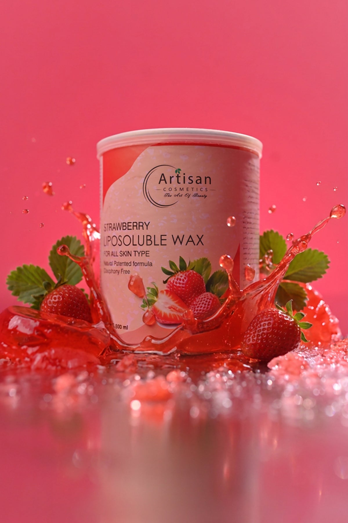 Artisan Strawberry Hard Wax – 800 ml